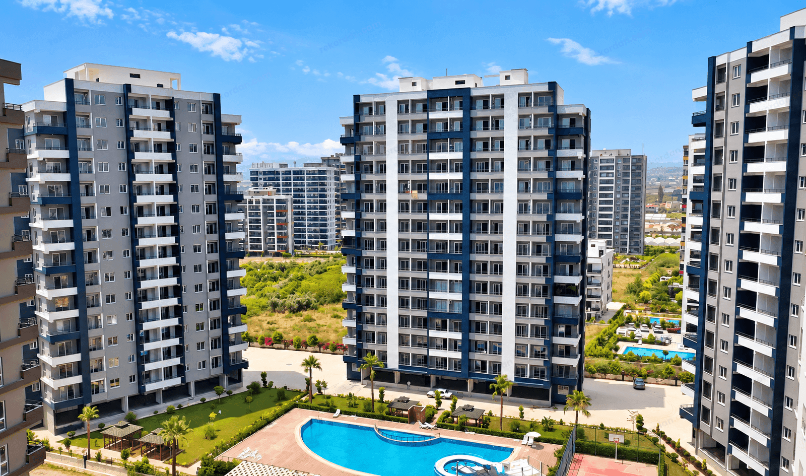 REKORDAN, ARPAÇBAHŞİŞ'TE DENİZ MANZARALI EŞYALI KİRALIK 1+1 13